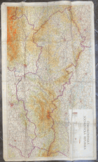 ČESKOSLOVENSKÁ SOCIALISTICKÁ REPUBLIKA 1:750.000 MAPA