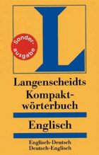 Langenscheidts Kompakt Wörterbuch Englisch.