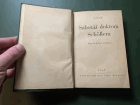 Sabotáž doktora Schöllera - Špionážní román