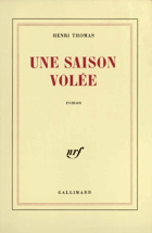 Une saison volée - roman