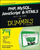 PHP, MySQL, JavaScript & HTML5 all-in-one for dummies