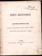 Rukopis Královédvorský
