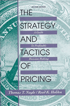 The strategy and tactics of pricing - a guide to profitable decision making