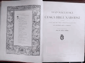 Svatováclavská česká bible národní to jest čtení z historie české a písemnictví ...