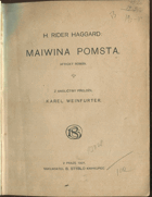 Maiwina pomsta. Africký román