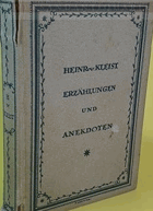 Erzählungen und Anekdoten Mit einem Jugensbildnis des Dichters Mezzotintogravure