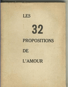 Les 32 propositions de l'amour