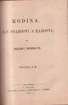 Rodina, její starosti a radosti 1+2