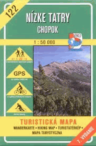 Nízke Tatry Chopok - turistická mapa VKÚ 1:50 000 číslo 122