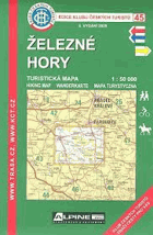 Železné hory - turistická mapa 1:50 000