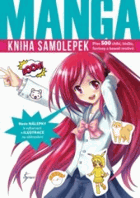 Kniha samolepek. Manga Přes 500 chibi, shoujo, fantasy a kawaii motivů