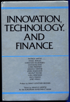 Innovation, technology, and finance