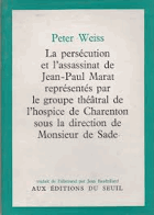 La persécution et l'assassinat de Jean-Paul Marat représentés par le groupe théâtral de ...