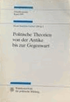 Politische Theorien Von Der Antike Bis Zur Gegenwart