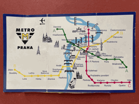 Metro Praha - mapka, plán