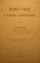 Rozjímání a výklady o litanii Loretánské