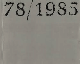 78/1985 Šedá cihla. Sborník 78 umělců(Soubor uměleckých děl malířů a sochařů z okruhu ...