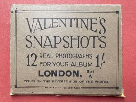 London - Valentine's Snapshots - 12 Photographs ALBUM-PORTFOLIO