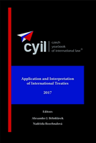 Czech Yearbook of International Law, 2017, Vol. VIII