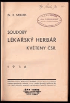 Soudobý lékařský herbář květeny ČSR