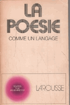 La Poésie comme un langage