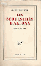 Les Sequestres d'Altona - piece en cinq actes VĚNOVÁNÍ-SIGNED-DÉDICATION SARTRE!!