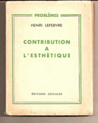 Contribution a l'esthétique