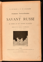 Aventures extraordinaires d'un savant russe. Le Soleil et les petites planètes. Préface de ...