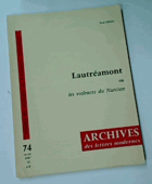 Lautréamont ou Les Violences du Narcisse