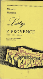 Listy z Provence VĚNOVÁNÍ AUTORA!!