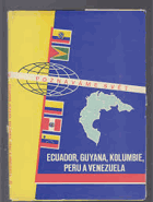 Ecuador, Guyana, Kolumbie, Peru a Venezuela MAPA-MAPY. Soubor map