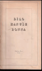 Dílo Hanuše Bonna. Básně a překlady OBÁLKA ANI PŘEBAL NEJSOU SOUČÁSTÍ TÉTO KNIHY