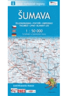 Šumava MAPA Železnorudsko, Povydří, Vimpersko, Trojmezí, Lipno, Blanský les