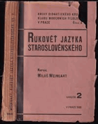 Rukověť jazyka staroslověnského 1+2