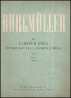 25 lehkých etud, op. 100 - piano