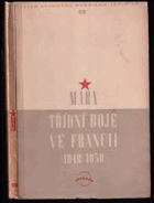 Třídní boje ve Francii 1848-1850