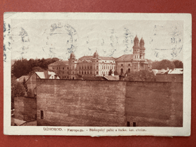 Užhorod. Biskupský palác a řecko-katolický chrám