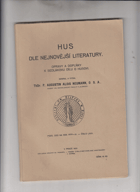 JAN HUS dle nejnovější literatury Opravy a doplňky k Sedlákovu dílu o Husovi