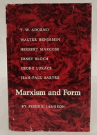 Marxism and form - twentieth-century dialectical theories of literature