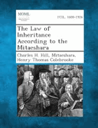 The law of inheritance according to the Mitacshara