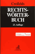 Rechtswörterbuch. Buch und CD-ROM