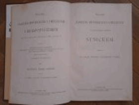 SUŠICE Schüttenhofen Politický okres Sušický. Soupis památek historických a uměleckých v ...