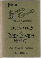 Stanley Gibbons, Priced Catalogue of Stamps of Foreign Countries (1922-1923)