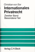Internationales Privatrecht 2 Besonderer Teil.