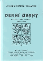 Denní úvahy České verše a dopisy 1995-1996