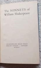The Sonnets of William Shakespeare
