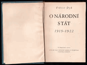 O národní stát 1919-1922