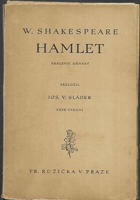 HAMLET králevic dánský Tragedie o pěti jednáních