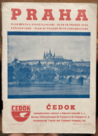 ČEDOK PRAHA-PLÁN MĚSTA 1:16.000 MAPA