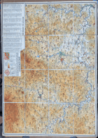 OKRES BENEŠOV 1:75.000 MAPA